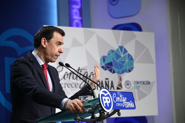 Rueda de prensa del coordinador general del PP, Fernando Martínez Maillo