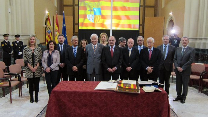 Celebración del 40 aniversario de la Diputación General de Aragón