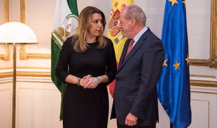 Susana Díaz se reúne con el presidente de la FAMP en San Telmo