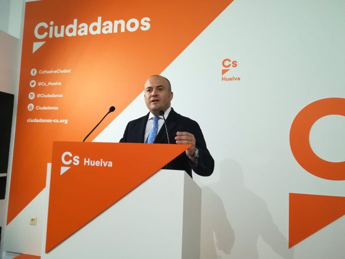 El parlamentario andaluz de Cs por Huelva, Julio Díaz.