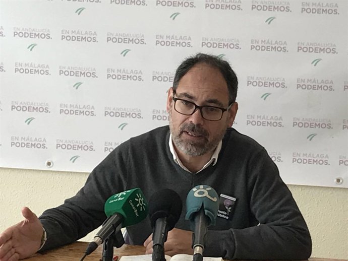 Alberto Montero diputado de Podemos por Málaga y secretario general de la formac