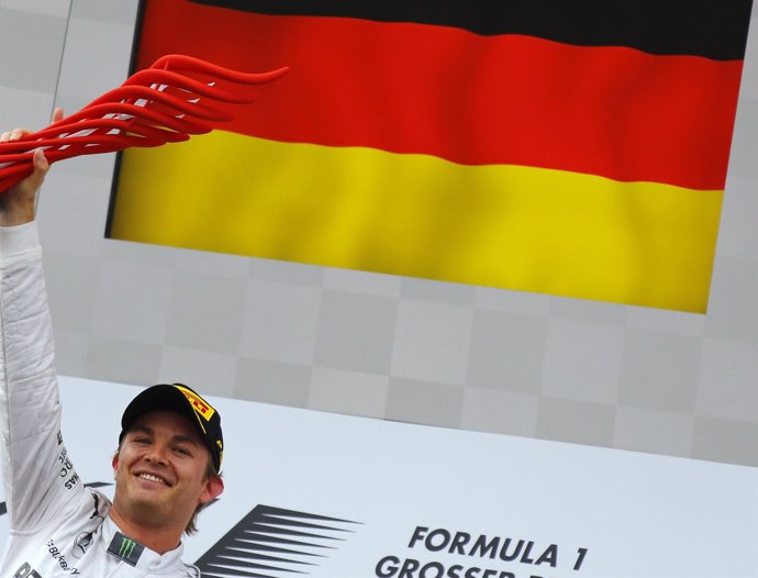 Nico Rosberg en el Gran Premio de Alemania