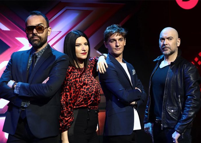 Risto Mejide, Xavi Martínez, Laura Pausini y Fernando Montesinos