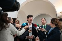 Marín replica a Moreno que los andaluces decidirán en las urnas y que el "ataque" no es "la mejor forma de hacer amigos"