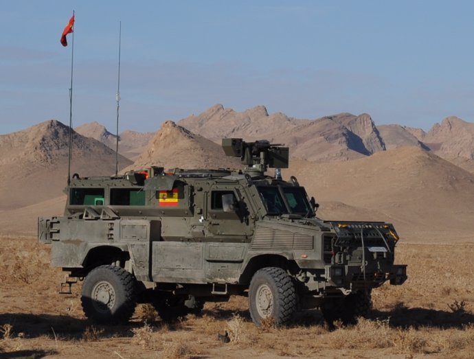 Vehículo blindado RG31 en Afganistán
