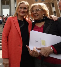 Cristina Cifuentes y Manuela Carmena 