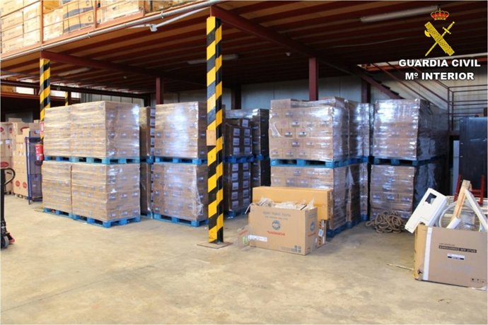 Mercancía en la nave de Los Montesinos