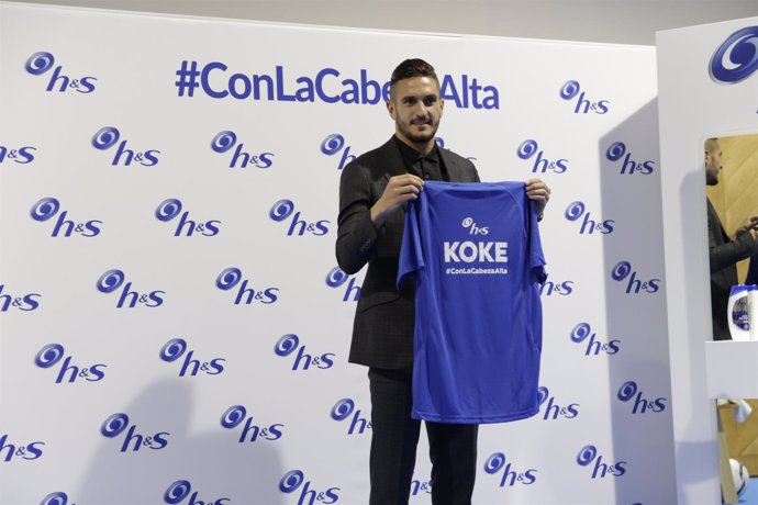 Koke durante la presentación de la campaña de 'H&S'