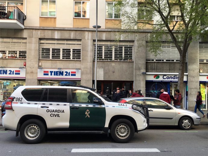 Operación antidroga de la Guardia Civil en Barcelona