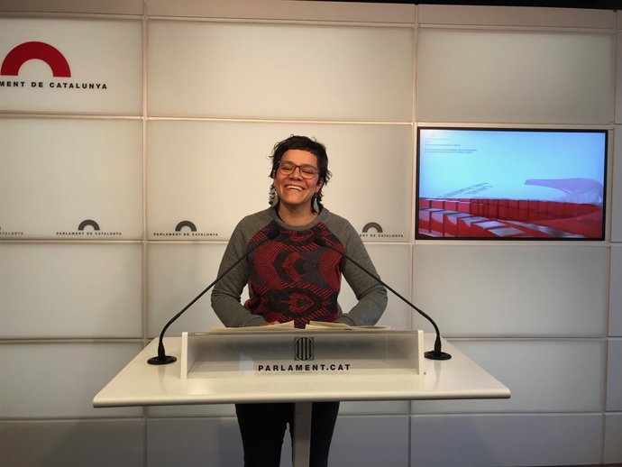 La diputada de la CUP Natàlia Sànchez