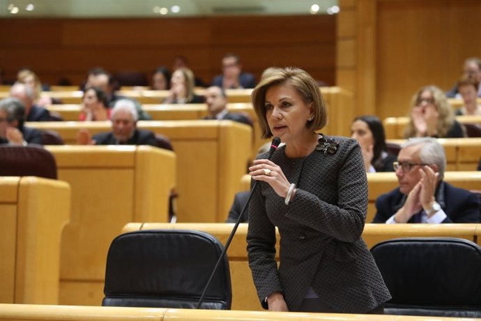 María Dolores de Cospedal en el Senado