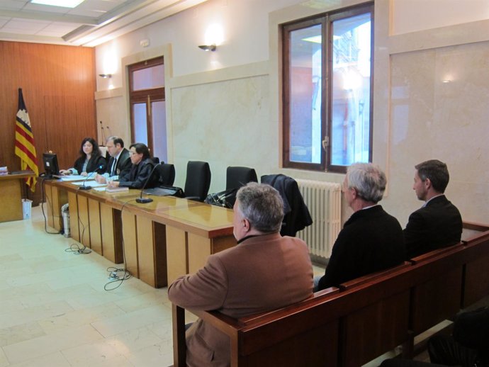 Imagen del juicio del caso Andratx en el que fue condenado el letrado