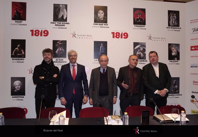 Presentación de la nueva temporada del Teatro Real 2018-2019