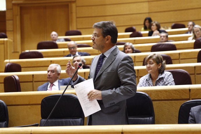 El ministro Rafael Catalá en el Senado