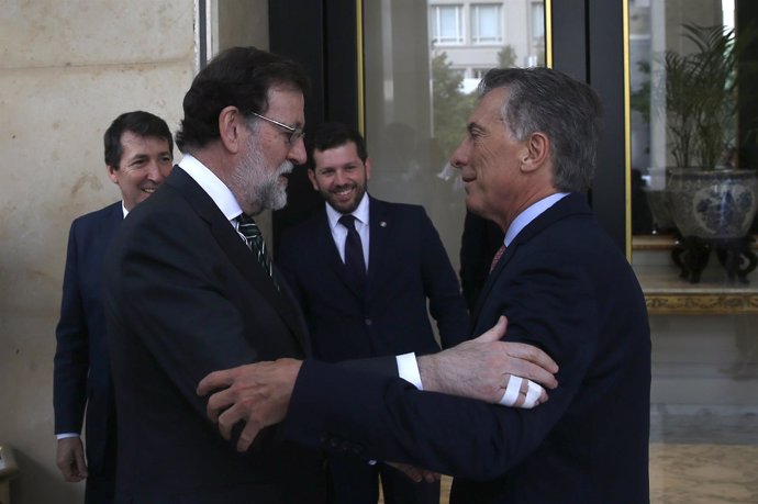 Mauricio Macri recibe a Mariano Rajoy en Argentina 