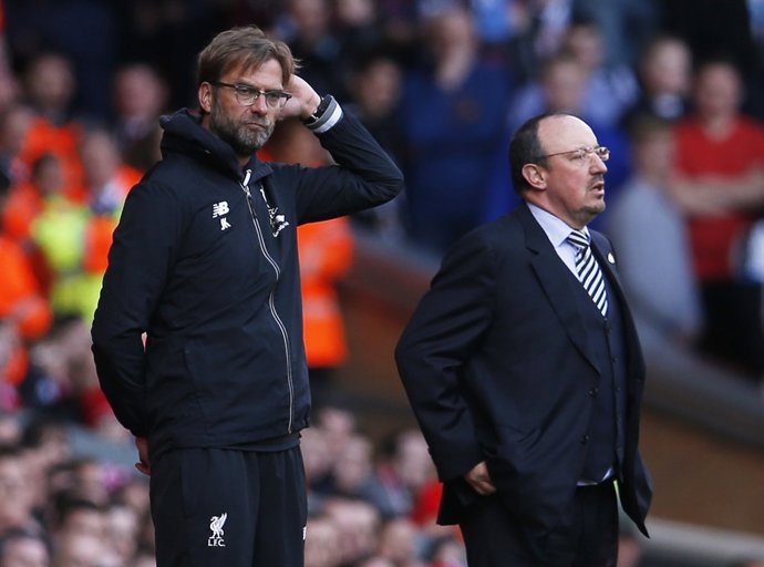 Jurgen Klopp y Rafa Benítez
