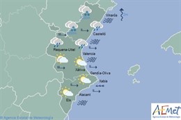 Predicción de este miércoles