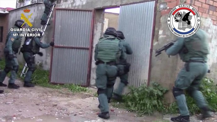 La Guardia Civil y la OCRTIS desarticulan una organización de narcotraficantes