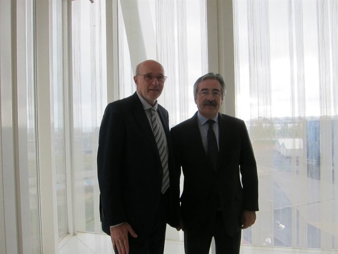Carlos Grau (MWCapital) i Kim Faura (Telefónica)