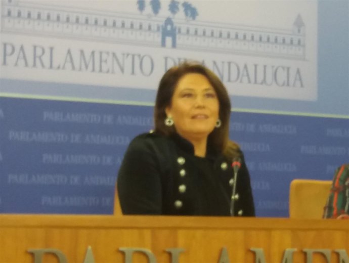 La portavoz parlamentaria del PP-A, Carmen Crespo