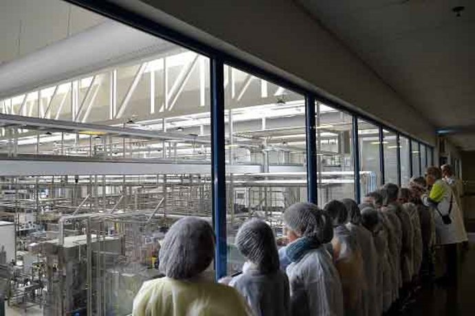 Visita de escolares a Danone