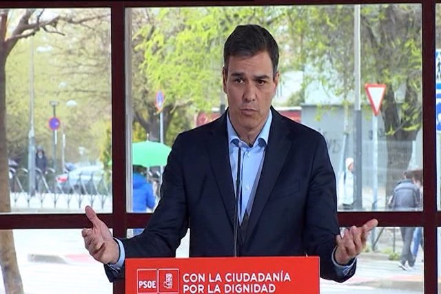 Pedro Sánchez declarando sobre la inversión en 