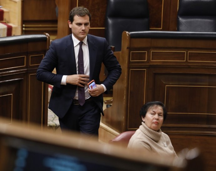 Albert Rivera en la sesión de control al Gobierno en el Congreso