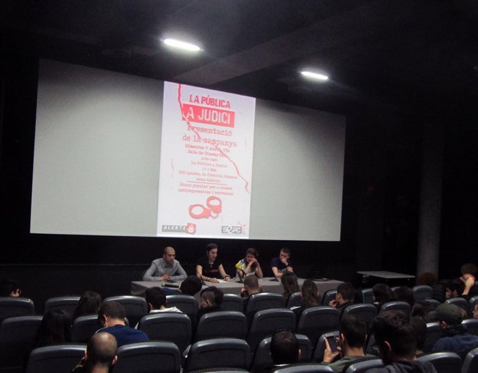 El acto de presentación de la campaña, que se ha organizado en la UAB