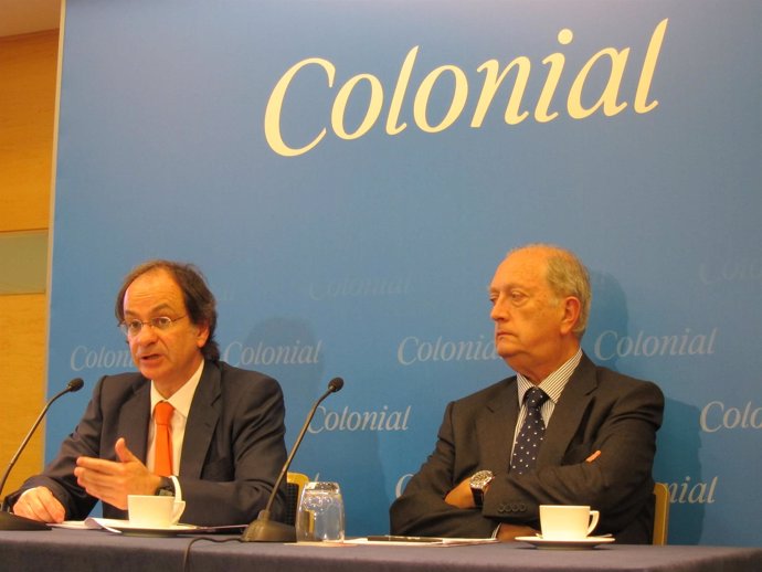 El Consejero Delegado De Colonial Pere Viñolas Y El Presidente Juan José Brugera