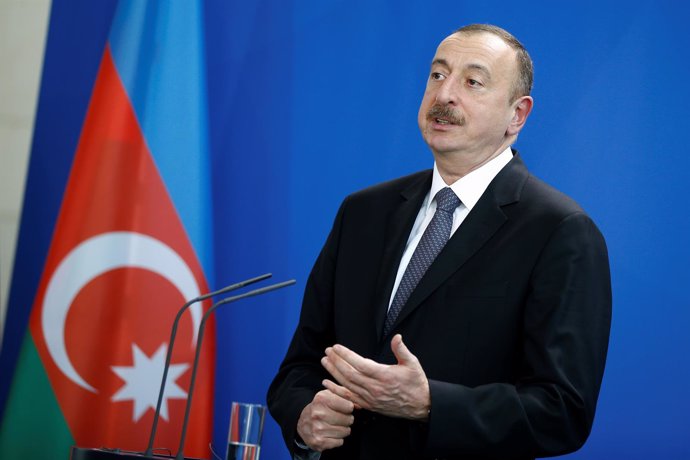 El presidente de Azerbaiyán, Ilham Aliyev