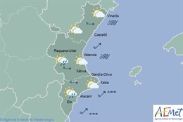 Predicción de este jueves 