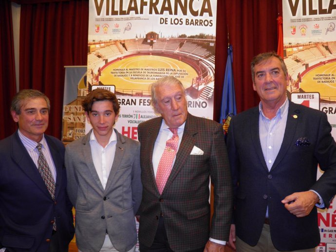 Presentación del cartel de Perera en Villafranca     