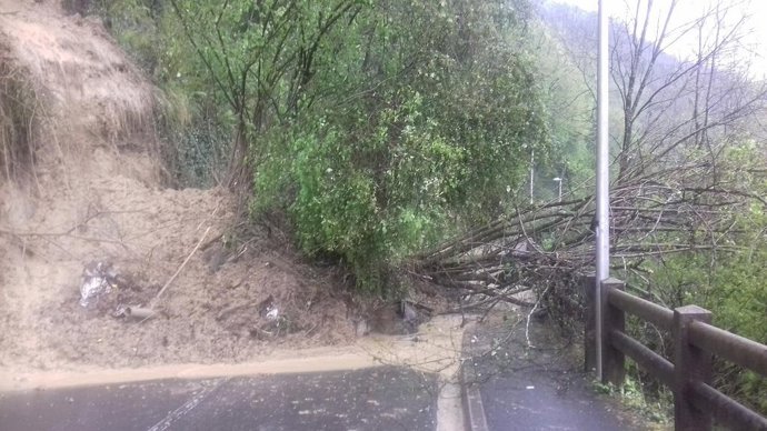 Desprendimiento en San Sebastián