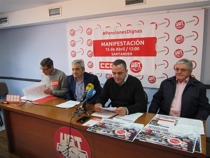 Rueda de prensa de los sindicatos                              