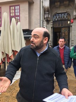 Agustín Iglesias Caunedo, portavoz del PP en el Ayuntamiento de Oviedo
