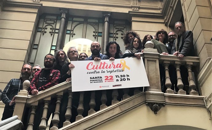 Gerard Quintana, Marcel Mauri (Òmnium) i Pol Leiva