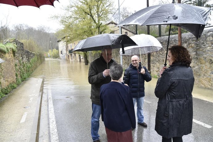 Visita de Asiron, Abaurrea y Gómez a la zona