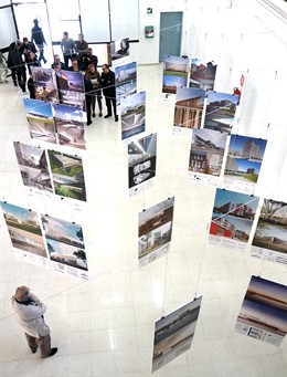 Exposición de arquitecto navarro francisco mangado UMA Arquitectura ETS