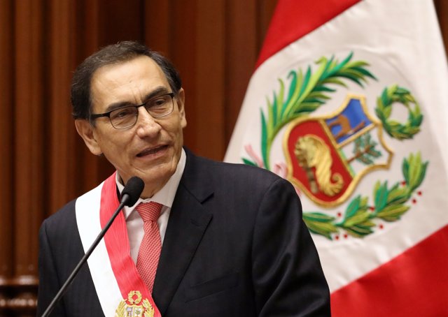 El presidente de Perú, Martín Vizcarra