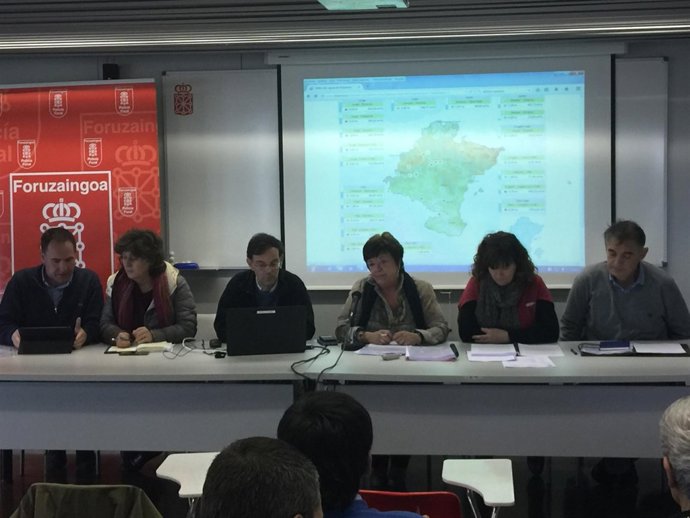 Beaumont en la reunión en Tudela