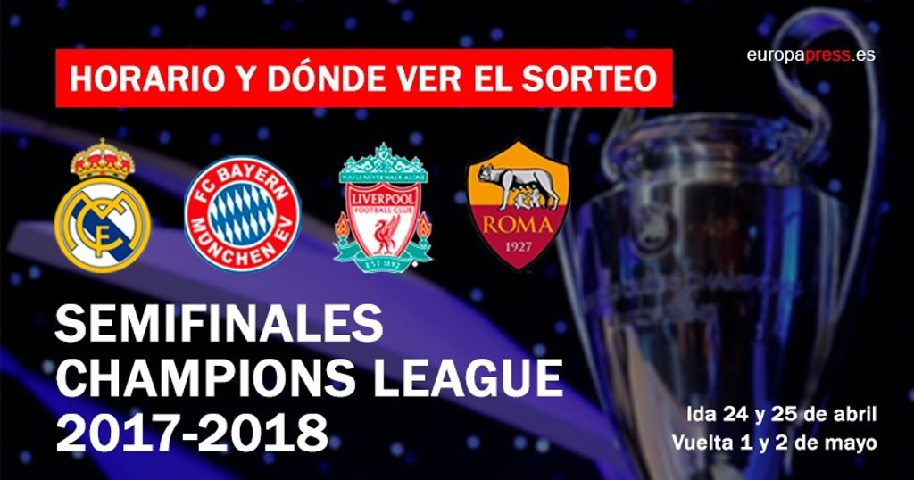 Horario y dónde ver el sorteo de las semifinales de Horario y dónde ver el sorteo de las semifinales de