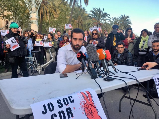 El abogado y portavoz de Alerta Solidària David Aranda