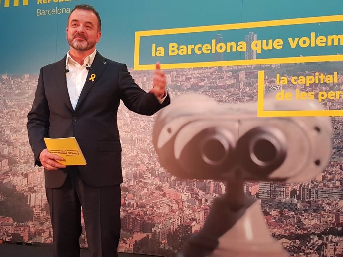 El alcaldable de ERC en Barcelona, Alfred Bosch