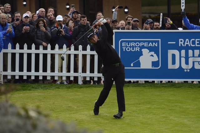 El golfista Jon Rahm en el Open de España