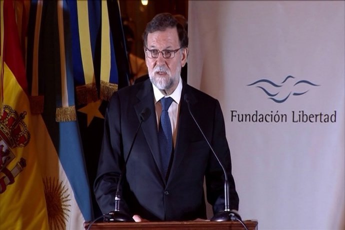 Rajoy comparece en la conferencia organizada por la Fundación Libertad en Bueno