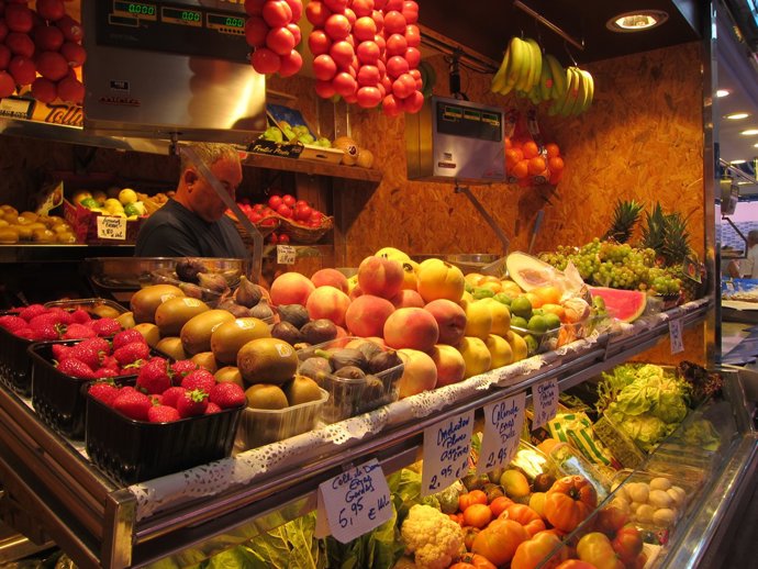Verdura, fruita, hortalisses, mercat, càncer, prevenció, alimentació