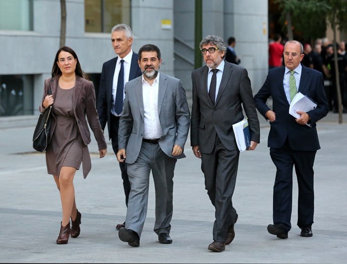 Jordi Sánchez arriba a l'Audiència Nacional