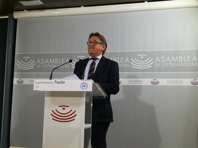 Víctor del Moral en la rueda de prensa de este viernes