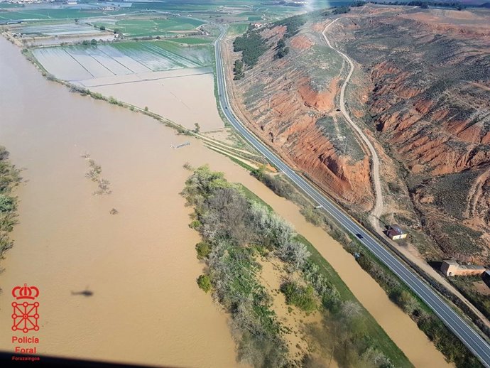 Imagen del Ebro a su paso por Cabanillas