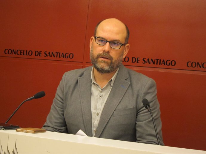 El alcalde de Santiago, Martiño Noriega        